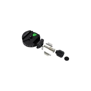 vente chaude Wewoo FC60-PO Fixation De Tête De Support De De Trépied Panoramique à 360… 13