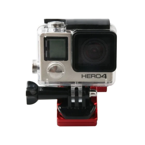 Wewoo Fixation Guidon GoPro Rouge Pour HERO4 / 3 + / 3, Xiaomi Xiaoyi, Camé… shopping pas cher 1