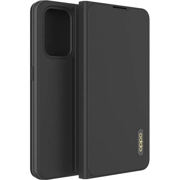 Folio Flip Cover Noir Pour Oppo A94 5G Oppo solde en ligne 1