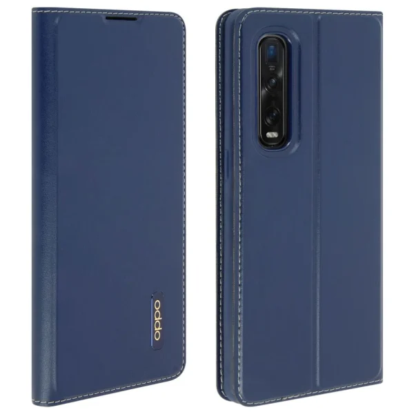 Étui Oppo Find X2 Pro Porte-carte Support Mise En Veille Original Ble… magasin paris 1