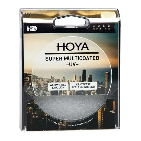 mode pas cher Hoya Yhdguv058 HD Doré Filtre UV 58 mm Noir 3