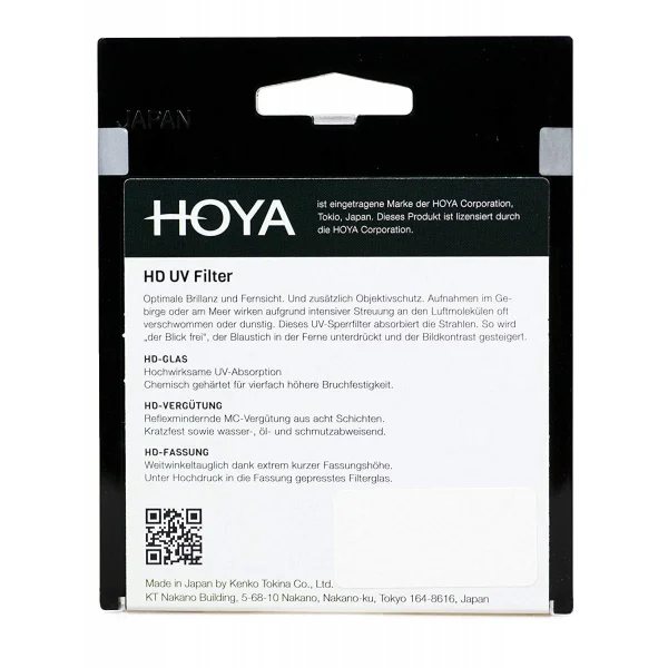 mode pas cher Hoya Yhdguv058 HD Doré Filtre UV 58 mm Noir 4