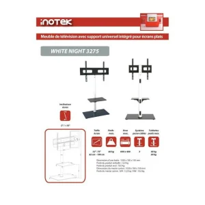 bas prix INOTEK WHITENIGHT 3275 Meuble Avec Potence Pour Téléviseur De 37” A… 12