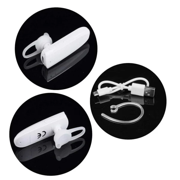 design à la mode Kit Main Libre Oreillette Ecouteur Bluetooth Ozzzo Blanc Pour Xiaomi M… 1