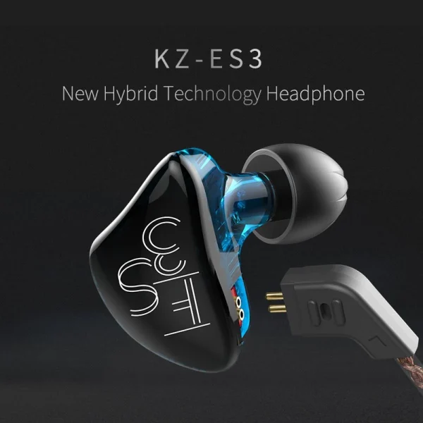 GUPBOO KZ ES3 Casque Technologie Hybride 1BA + 1DD écouteurs Intra-auriculai… soldes 6