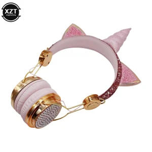 GUPBOO Mignon Licorne Filaire Casque Avec Microphone Filles Musique Stéréo … jusqu'à 13