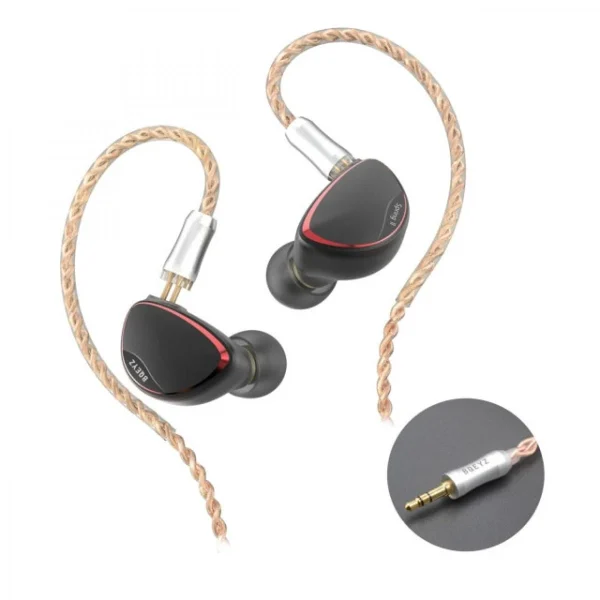 pas cher Universal Nouveaux 2 Casques Triple Hybride 1BA 1DD Piézoélectrique IEM HiFi M… 1