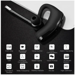 GUPBOO Oreillette Bluetooth V8S Affaires Sans Fil Avec Microphone, 24 Heures pas cher marque 13