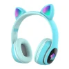 Justgreenbox Over Ear Music Casque Sans Fil Casque De Chat Brillant 7 Lumières Res… grande popularité 19