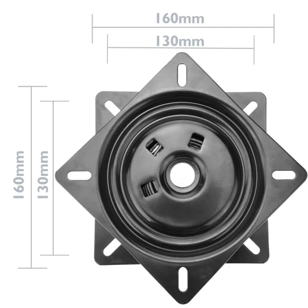 Primematik Plateau Tournant Manuel 160x160mm 100Kg Charge. Plateforme Pivotante 9… grossiste 3