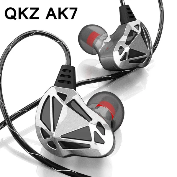 Meilleur Prix Garanti GUPBOO QKZ AK7 3.5mm Casque Filaire Musique Hi-Fi Double Lecteur Casque Basse… 1