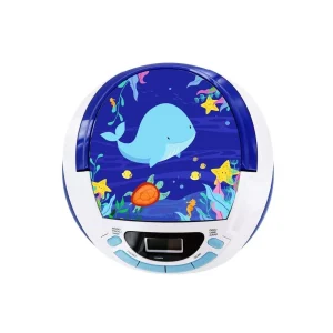 METRONIC Radio CD Enfant Style Ocean- Bleu Et Blanc bas prix 8