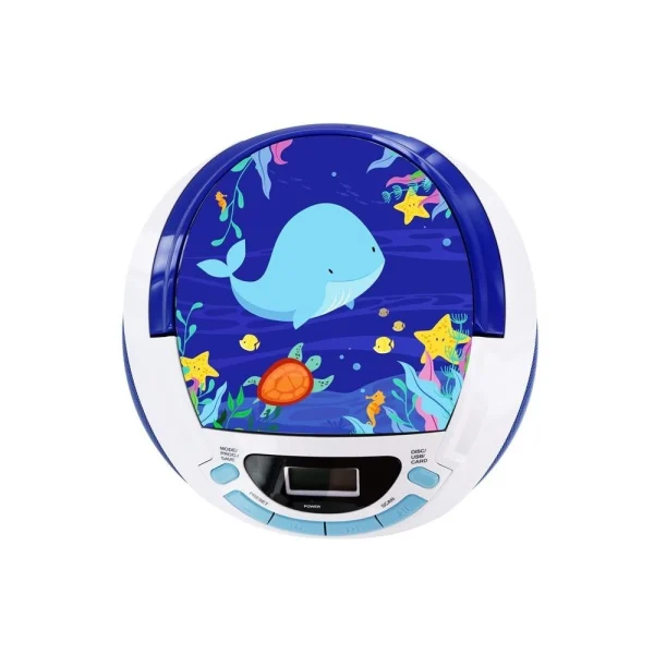 METRONIC Radio CD Enfant Style Ocean- Bleu Et Blanc bas prix 3