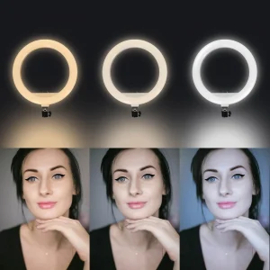 Linq Ring Light 30 Cm / 28W Avec Support Téléphone Eclairage 100% Réglab… boutiqued pas cher 15