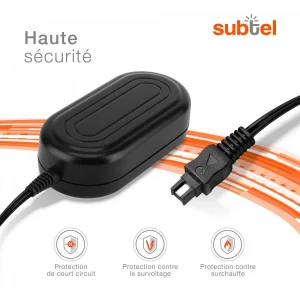 Subtel® Alimentation Secteur Pour Caméscope AC-L20,AC-L25,AC-L200 Co… prix pas cher 9