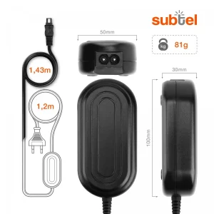 Subtel® Alimentation Secteur Pour Caméscope AC-L20,AC-L25,AC-L200 Co… prix pas cher 11