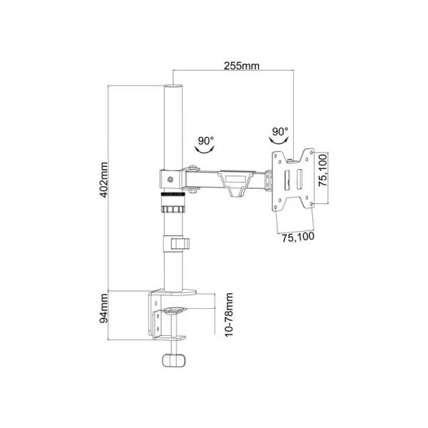 nouveau produit Support Mural INOTEK DMA-120 4