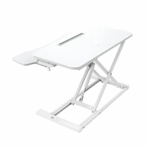 Support De Table D’écran V7 DT2SSW Blanc soldes magasin 8