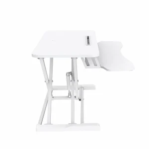 Support De Table D’écran V7 DT2SSW Blanc soldes magasin 12