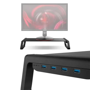 Ozone Support D’écran Ou Moniteur RISER PRO En Verre Trempé, Connexions US… offre spéciale 11