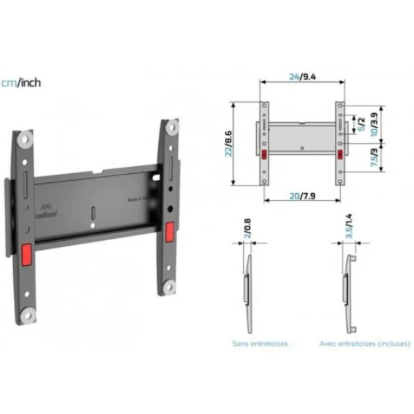 pas cher Meliconi Support Mural GS S200 PLUS 3