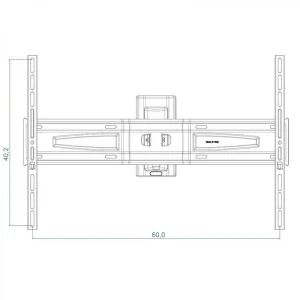 Support Mural MELICONI FDR-600 FLAT prix pas cher 15