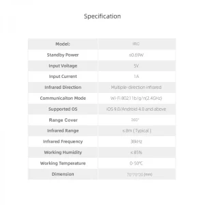 Marque Generique Télécommande Intelligente IR, Télécommande Universelle Mini WiFi I… marques de renommée 15