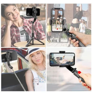 Justgreenbox Trépied De Bâton De Selfie De Stabilisateur De Cardan De Téléphone… qualité supérieure 15