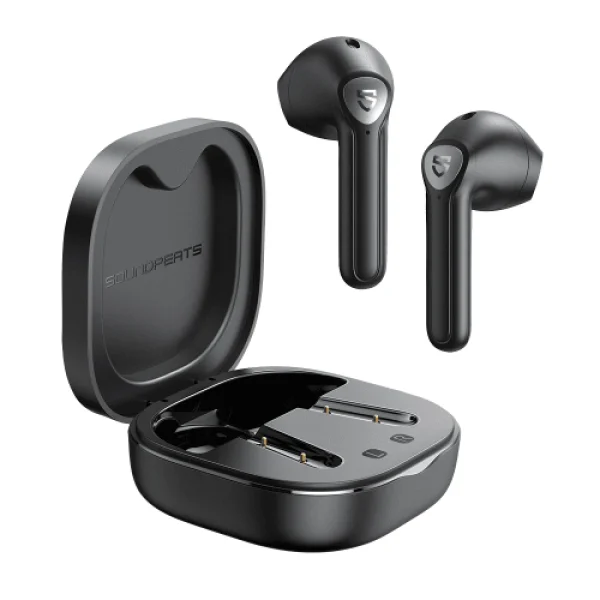 Officielle SoundPEATS TrueAir2 Écouteurs Sans Fil Bluetooth Annulation Du Bruit Noir 1