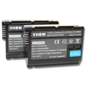 le grand escompte Vhbw 2x Batteries Compatible Avec Nikon D7200, D750, D7500, D780, D800… 7