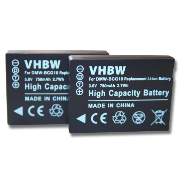 Achat Vhbw 2x Batteries Remplacement Pour Leica BP-DC7, BP-DC7E Pour Apparei… 3