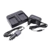 garantie de qualité Vhbw Chargeur De Batterie Double Compatible Avec Sony DCR-TRV250E, DCR… 5