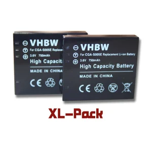 Vente Vhbw Set De 2 Batteries 750mAh Pour Appareil Photo Ricoh Caplio R3, R4… 6