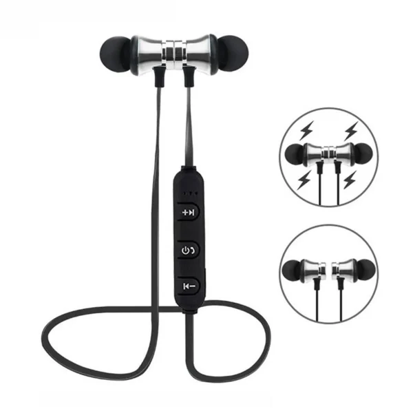 GUPBOO XT11 Casque Sans Fil Bluetooth Casque Stéréo à Adsorption Magnétiq… Achat 3