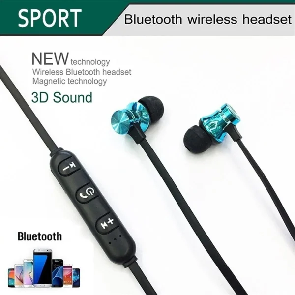 GUPBOO XT11 Casque Sans Fil Bluetooth Casque Stéréo à Adsorption Magnétiq… Achat 4