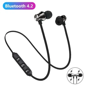 GUPBOO XT11 Casque Sans Fil Bluetooth Casque Stéréo à Adsorption Magnétiq… Achat 15