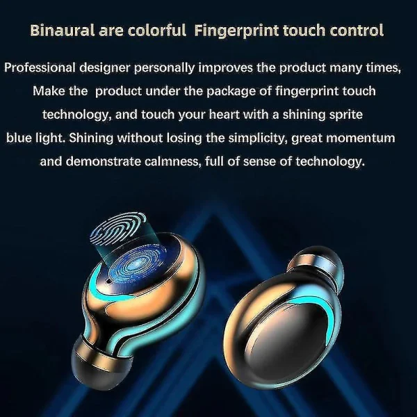 Universal Yyh-fone Bluetooth Tws Empreinte Digitale Tactile Tactile Top ventes 6